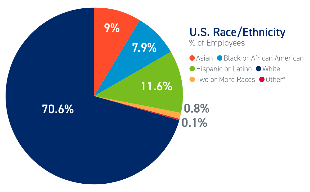 U.S. Race/Ethnicity Employee Chart